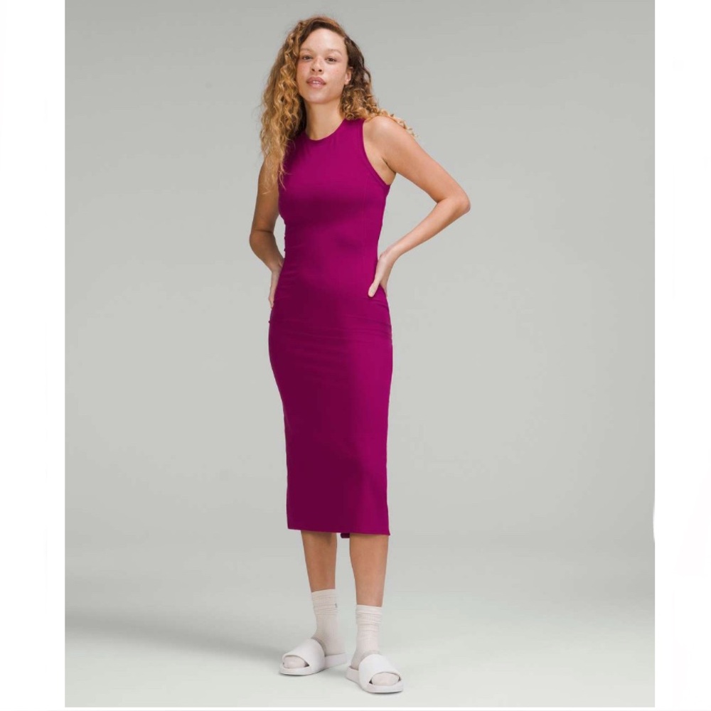 NWT Lululemon Athletica All Aligned Midi Dress Sz 4
